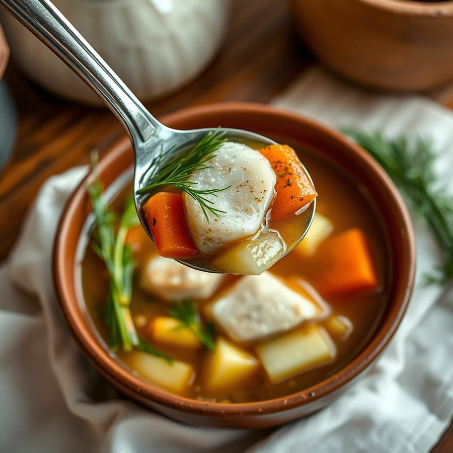 Уха из речной рыбы: как сварить насыщенный бульон и не разварить мясо