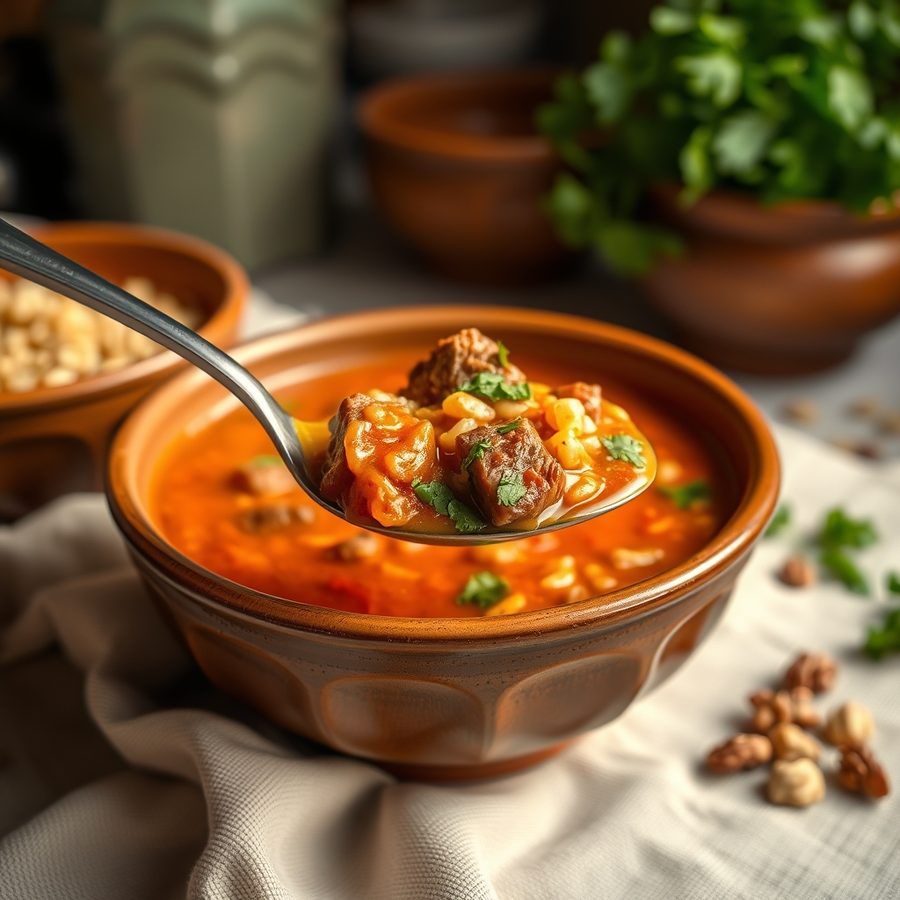 Харчо из говядины: рецепт с подробными пояснениями и заменами для сложных ингредиентов