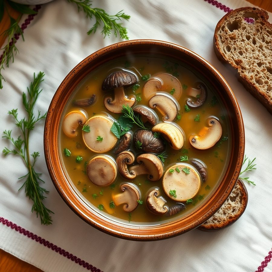 Суп из свежих лесных грибов: septembresкий рецепт на вкусный декоть
