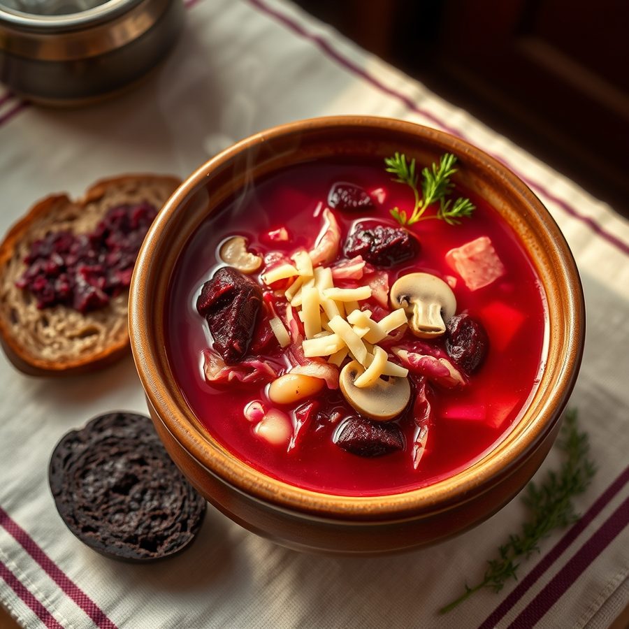 Постный борщ с фасолью и грибами — пошаговый рецепт с фото