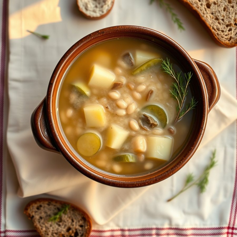Рассольник с перловкой и солёными огурцами: классический рецепт и нюансы варки